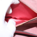 Miu Miu Shoulder Bag Leather Pink Gold Auth BD1584AM-25