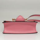 Miu Miu Shoulder Bag Leather Pink Gold Auth BD1584SAM-5