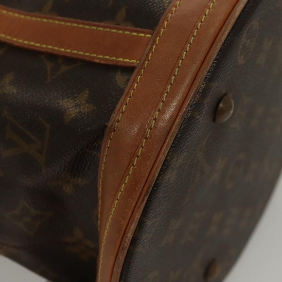 LOUIS VUITTON Monogram Bucket GM Shoulder Bag M42236 LV Auth BD1586