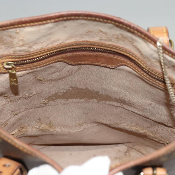 LOUIS VUITTON Monogram Bucket GM Schultertasche M42236 LV Auth BD1586