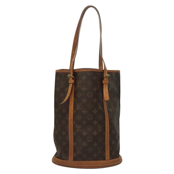 LOUIS VUITTON Monogram Bucket GM Schultertasche M42236 LV Auth BD1586