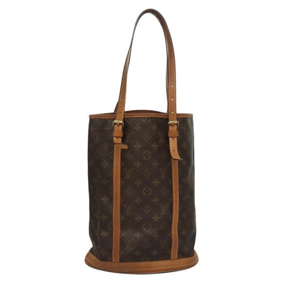 LOUIS VUITTON Monogram Bucket GM Shoulder Bag M42236 LV Auth BD1586