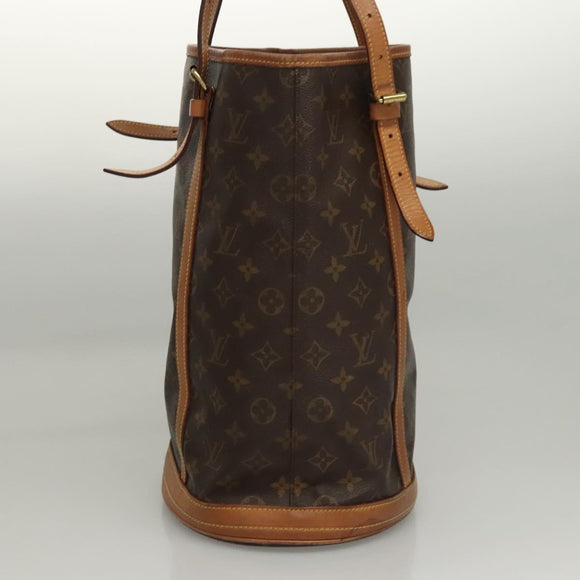 LOUIS VUITTON Monogram Bucket GM Shoulder Bag M42236 LV Auth BD1586