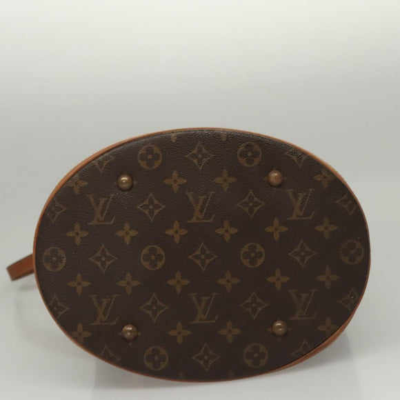 LOUIS VUITTON Monogram Bucket GM Shoulder Bag M42236 LV Auth BD1586