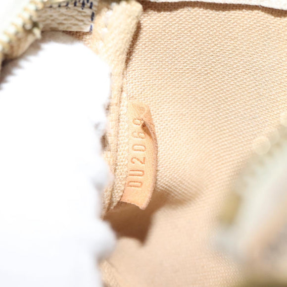 LOUIS VUITTON Damier Azur Mini Pochette Accessoires Pouch N63005 Auth BD1591