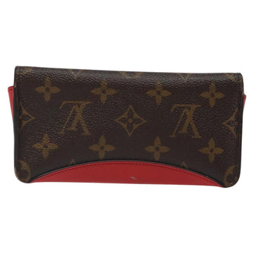 LOUIS VUITTON Monogram Etui Lunette Woody Glasses Case GI0372 LV Auth BD1596 - 0