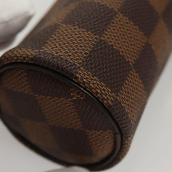 LOUIS VUITTON Damier Ebene GOLF CUP 1998 Golf Ball Case LV Auth BD1598AM