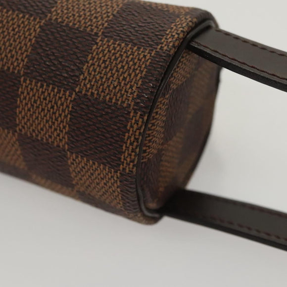 LOUIS VUITTON Damier Ebene GOLF CUP 1998 Golf Ball Case LV Auth BD1598M