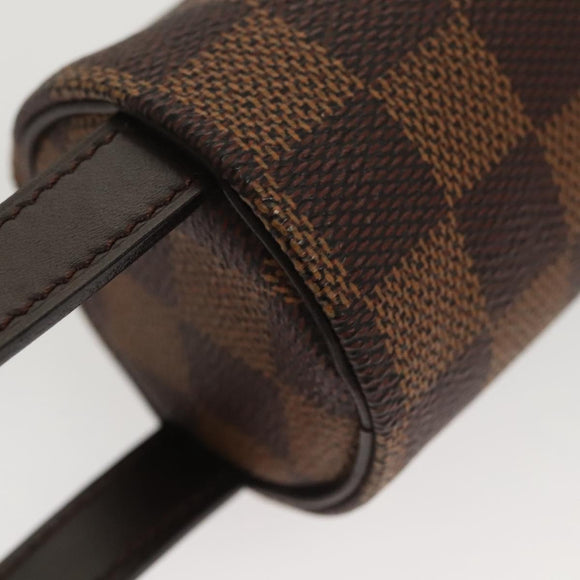 LOUIS VUITTON Damier Ebene GOLF CUP 1998 Golf Ball Case LV Auth BD1598M
