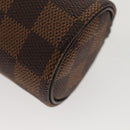 LOUIS VUITTON Damier Ebene GOLF CUP 1998 Golf Ball Case LV Auth BD1598AM-18