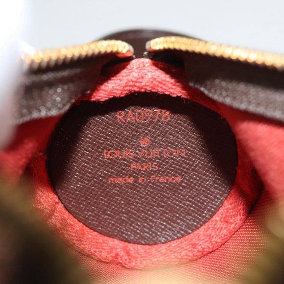 LOUIS VUITTON Damier Ebene GOLF CUP 1998 Golf Ball Case LV Auth BD1598AM