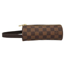 LOUIS VUITTON Damier Ebene GOLF CUP 1998 Golf Ball Case LV Auth BD1598M-13