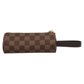LOUIS VUITTON Damier Ebene GOLF CUP 1998 Golf Ball Case LV Auth BD1598AM - 0