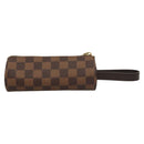LOUIS VUITTON Damier Ebene GOLF CUP 1998 Golf Ball Case LV Auth BD1598M-2