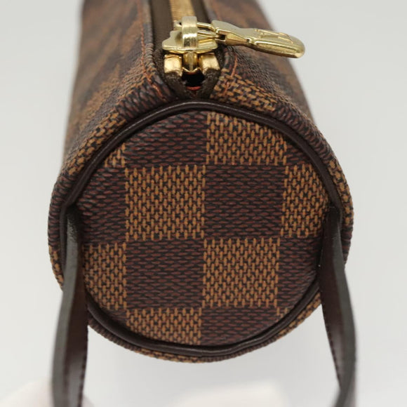 LOUIS VUITTON Damier Ebene GOLF CUP 1998 Golf Ball Case LV Auth BD1598AM