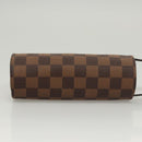 LOUIS VUITTON Damier Ebene GOLF CUP 1998 Golf Ball Case LV Auth BD1598AM-5