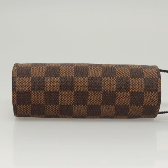 LOUIS VUITTON Damier Ebene GOLF CUP 1998 Golf Ball Case LV Auth BD1598M