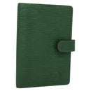 LOUIS VUITTON Epi Agenda PM Day Planner Cover Green R20054 LV Auth BD1605-1
