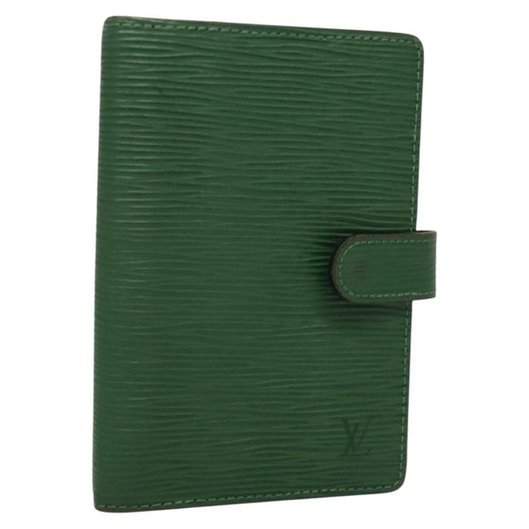 LOUIS VUITTON Epi Agenda PM Day Planner Cover Green R20054 LV Auth BD1605