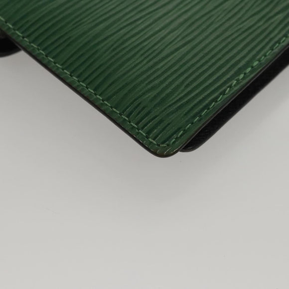 LOUIS VUITTON Epi Agenda PM Day Planner Cover Green R20054 LV Auth BD1605