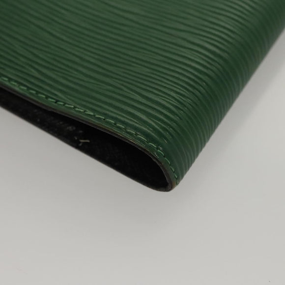 LOUIS VUITTON Epi Agenda PM Day Planner Cover Green R20054 LV Auth BD1605