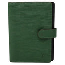 LOUIS VUITTON Epi Agenda PM Day Planner Cover Green R20054 LV Auth BD1605-2