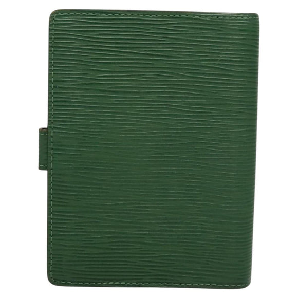 LOUIS VUITTON Epi Agenda PM Day Planner Cover Green R20054 LV Auth BD1605