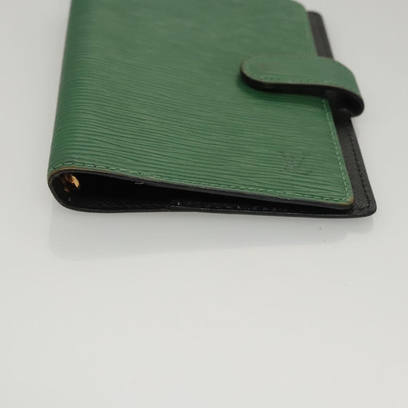 LOUIS VUITTON Epi Agenda PM Day Planner Cover Green R20054 LV Auth BD1605