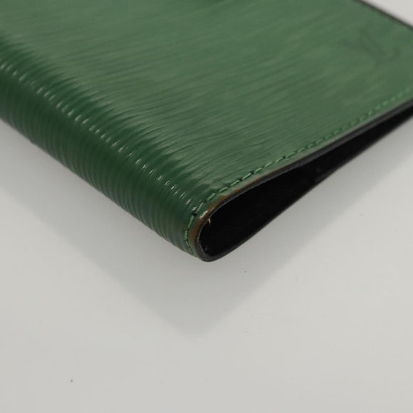 LOUIS VUITTON Epi Agenda PM Day Planner Cover Green R20054 LV Auth BD1605