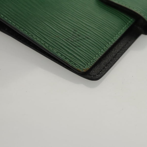 LOUIS VUITTON Epi Agenda PM Day Planner Cover Green R20054 LV Auth BD1605