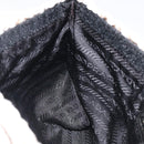 PRADA Pouch Velor Beige Auth BD1618-17