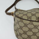 GUCCI GG Supreme Web Sherry Line Bag PVC Beige Gold 89 02 032 Auth BD1621-9