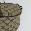 GUCCI GG Supreme Web Sherry Line Bag PVC Beige Gold 89 02 032 Auth BD1621-14