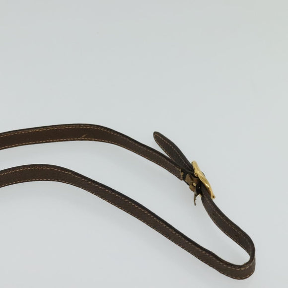 GUCCI GG Supreme Web Sherry Line Bag PVC Beige Gold 89 02 032 Auth BD1621