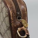 GUCCI GG Supreme Web Sherry Line Bag PVC Beige Gold 116 02 089 Auth BD1622-10