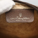 GUCCI GG Supreme Web Sherry Line Bag PVC Beige Gold 116 02 089 Auth BD1622-18