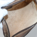 GUCCI GG Supreme Web Sherry Line Bag PVC Beige Gold 116 02 089 Auth BD1622-11