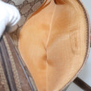 GUCCI GG Supreme Web Sherry Line Bag PVC Beige Gold 116 02 089 Auth BD1622-21