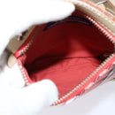 BURBERRY Nova Check Blue Label Shoulder Bag Canvas 2way Pink Silver Auth BD1626-12