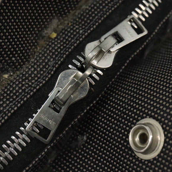 HERMES Herbag A Dos PM Backpack Canvas Gray Auth BD163