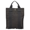 HERMES Herbag A Dos PM Backpack Canvas Gray Auth BD163-13