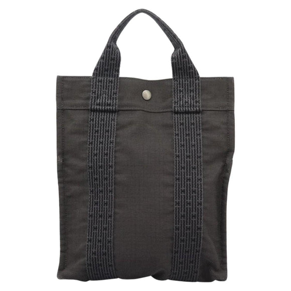 HERMES Herbag A Dos PM Backpack Canvas Gray Auth BD163