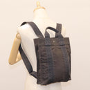 HERMES Herbag A Dos PM Backpack Canvas Gray Auth BD163-24