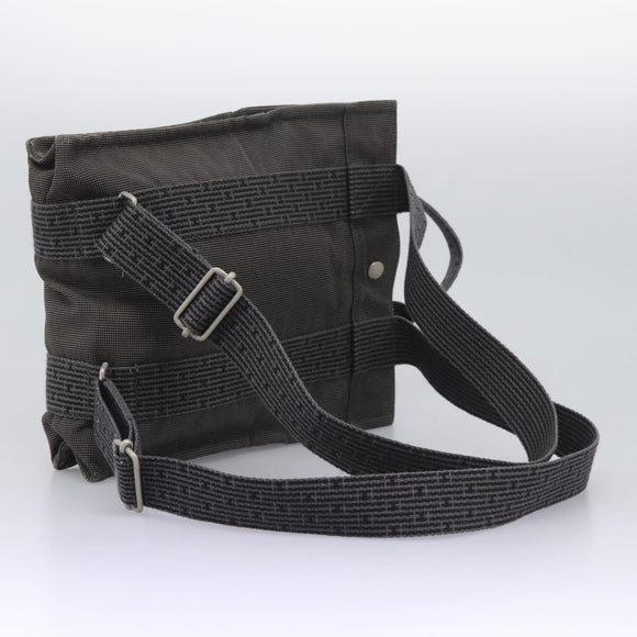 HERMES Herbag A Dos PM Backpack Canvas Gray Auth BD163