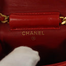 CHANEL Mini Mini Matelasse Charm Lamb Skin Orange CC Auth BD1634-17