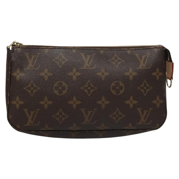 LOUIS VUITTON Monogram Pochette Accessoires Pouch M51980 LV Auth BD164
