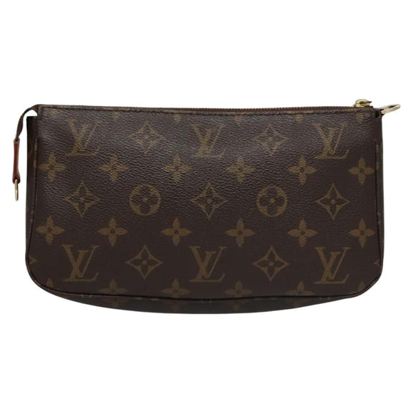 LOUIS VUITTON Monogram Pochette Accessoires Pouch M51980 LV Auth BD164