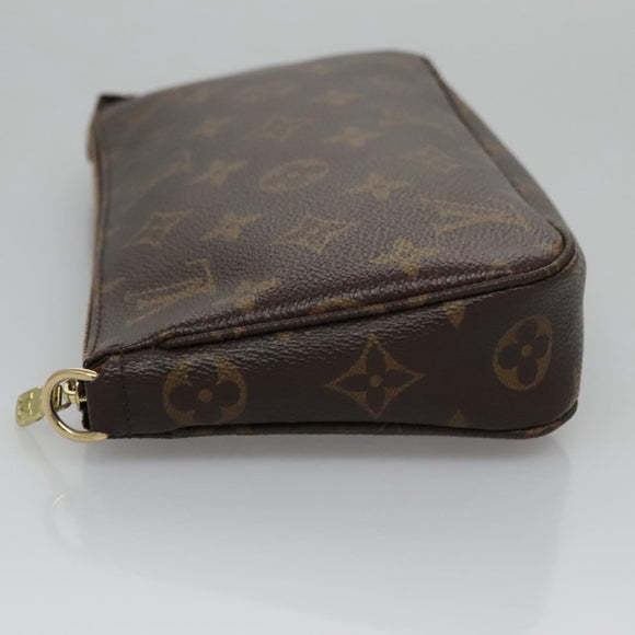 LOUIS VUITTON Monogram Pochette Accessoires Pouch M51980 LV Auth BD164