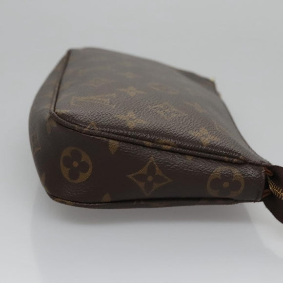 LOUIS VUITTON Monogram Pochette Accessoires Pouch M51980 LV Auth BD164