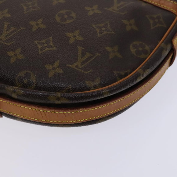LOUIS VUITTON Monogram Jeune Fille GM Umhängetasche M51225 LV Auth BD1644